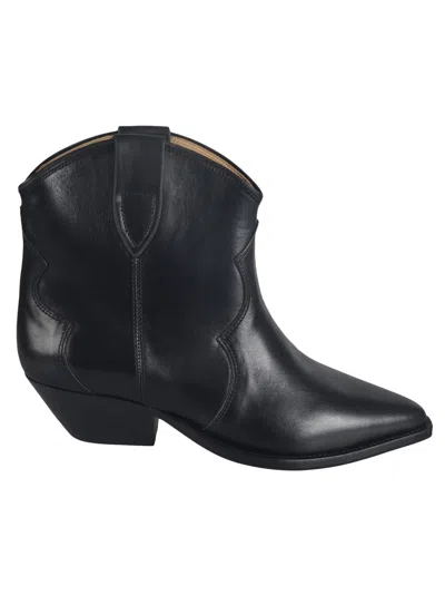 Isabel Marant Dewina Heeled Ankle Boots In Black