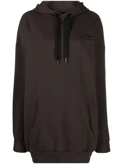 ISABEL MARANT BLACK SOLENA LOGO-EMBROIDERED HOODIE
