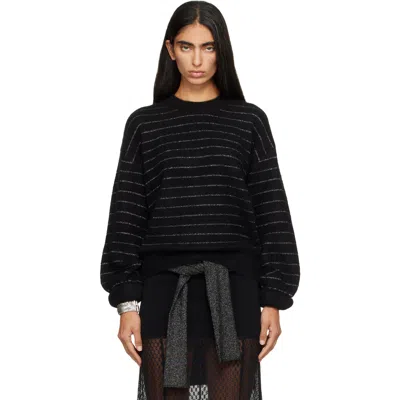 Isabel Marant Stacy Striped Embellished Sweater In Multi