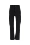 Isabel Marant Black Stretch Denim Niliane Jeans In Black