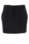 Isabel Marant Licoma High Waist Crepe Mini Skirt In Black