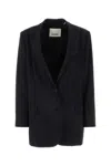 Isabel Marant Black Stretch Polyester Blend Oceany Blazer