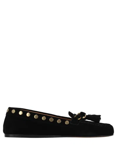Isabel Marant Black Studded Loafers