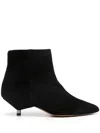 Isabel Marant 45 Suede Ankle Boots In Black
