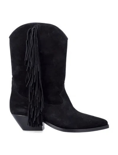 ISABEL MARANT BLACK SUEDE BOOTS