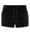 Isabel Marant Aneli Denim Moto Jacket In Black