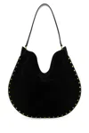 Isabel Marant Black Oskan Suede Shoulder Bga In Black