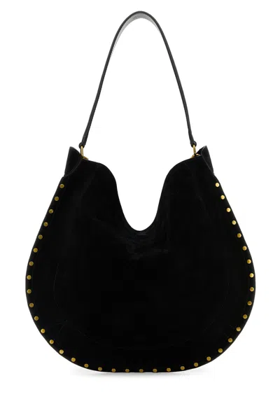 Isabel Marant Black Suede Oskan Shopping Bag
