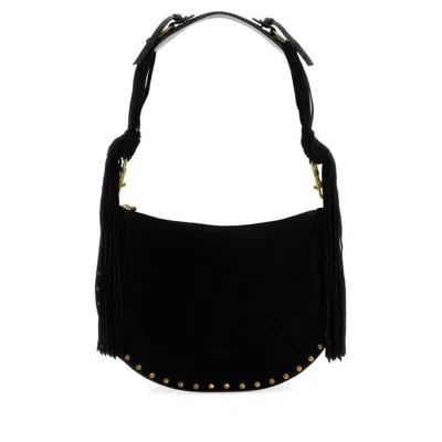 Isabel Marant Black Suede Oskan Shoulder Bag Borse A Mano