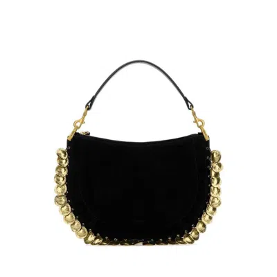 Isabel Marant Black Suede Oskan Shoulder Bag Borse A Mano
