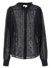 Isabel Marant Terzali Black Cotton Shirt In Black
