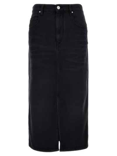 ISABEL MARANT BLACK TILAURIA SKIRT