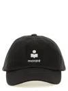 Isabel Marant Black Tomas Textured Cap In Black