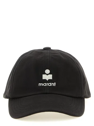 Isabel Marant Black 'tomas' Textured Cap