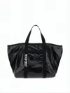 Isabel Marant Black Tote Bag With Spacious Trapezoidal Design In Black
