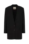 Isabel Marant Black Triacetate Blend Blazer In Black