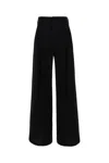 Isabel Marant 'romina' Grey High Waist Pants With Check Motif In Black
