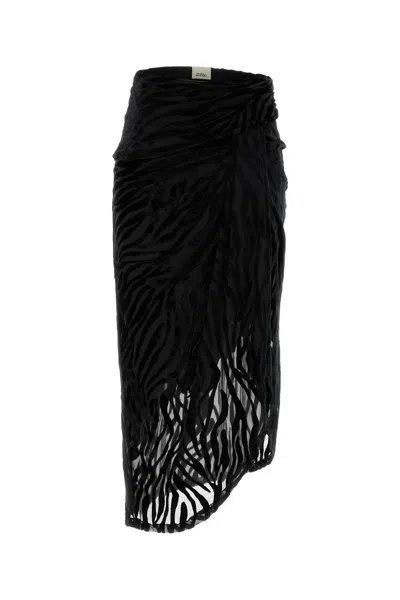 Isabel Marant Black Tulle Cristie Skirt