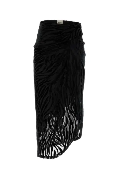 Isabel Marant Black Tulle Cristie Skirt