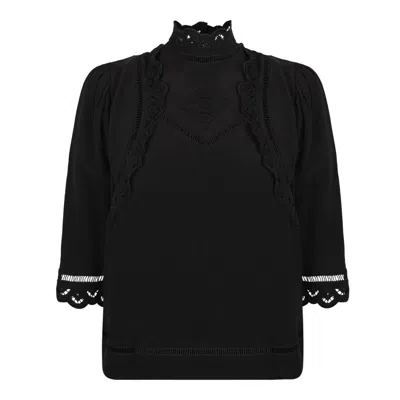 Isabel Marant Black Viscose Top