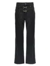 Isabel Marant Brinley Carabiner-fastening Jeans In Black