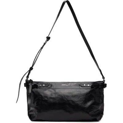Isabel Marant Black Winna Day Shoulder Bag In Red