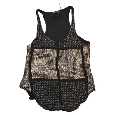 Pre-owned Isabel Marant Black With Studs Top In Size S