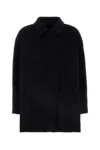 Isabel Marant Black Wool Blend Eveline Coat In Black