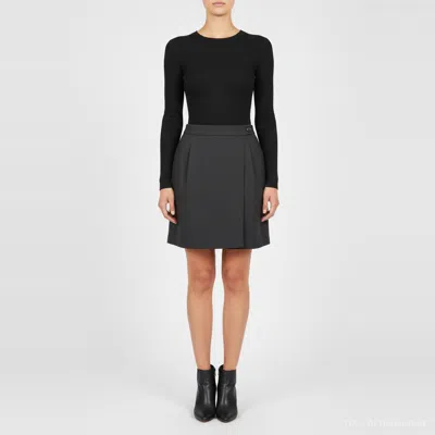Pre-owned Isabel Marant Black Wool Blend Mini Skirt M
