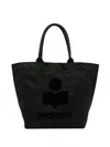 Isabel Marant Black Yenky Tote Bag In Black