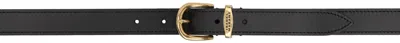Isabel Marant Black Zadd Belt In 01bk Black