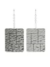 Isabel Marant Blacke Patterned Earrings In Gray