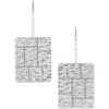 Isabel Marant Blackened Long Drop Earrings In Silver
