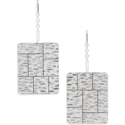 Isabel Marant Blackened Long Drop Earrings In Silver