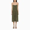 Isabel Marant Pleated Elizabeth Dress In Black