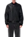 Isabel Marant Blaike Leather Bomber In Multi
