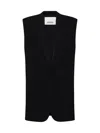 Isabel Marant Emara Single-breasted Vest In Black