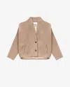 Isabel Marant Drogo Jacket In Taupe