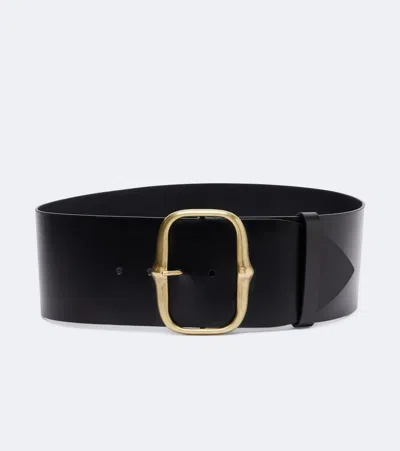 Isabel Marant Blisia Leather Belt In Black