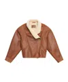 Isabel Marant Blondine Puffer Jackets Brown