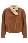 Isabel Marant Blondine Puffer Jackets Brown In Brown