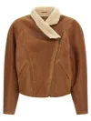Isabel Marant Blondine Puffer Jackets Brown In Multi