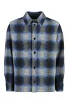 Isabel Marant Marant Kervon Checkered Overshirt In Blue