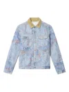Isabel Marant Blue Cotton Jacket In Multi