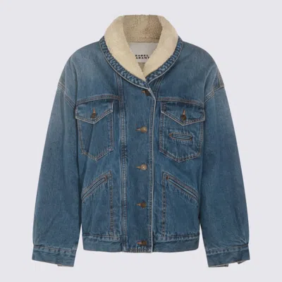 ISABEL MARANT BLUE COTTON PIMIA-GB DENIM JACKET