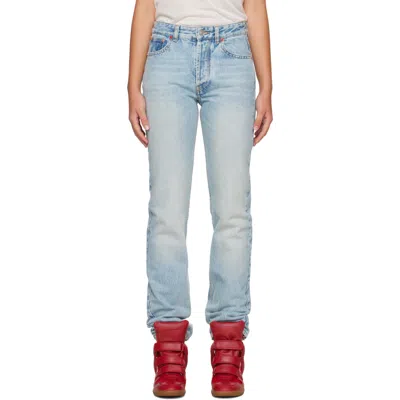 Isabel Marant Blue Daya Jeans In 30vu Vintage Blue