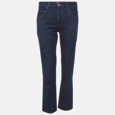Isabel Marant Blue Denim Straight Fit Jeans M/waist