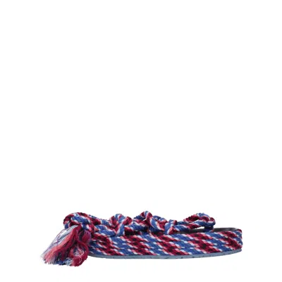 Isabel Marant Blue Fabric Sandal
