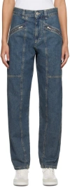 Isabel Marant Blue Fanny Jeans In 30db Dark Blue