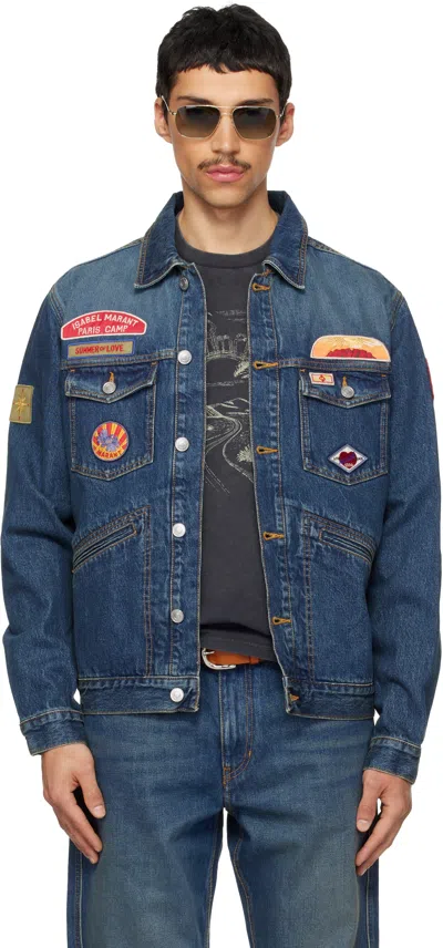 Isabel Marant Blue Jarvey Denim Jacket